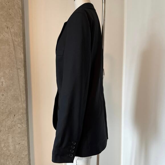 Chloe Black Wool Blazer Size 42 - Picture 6 of 10